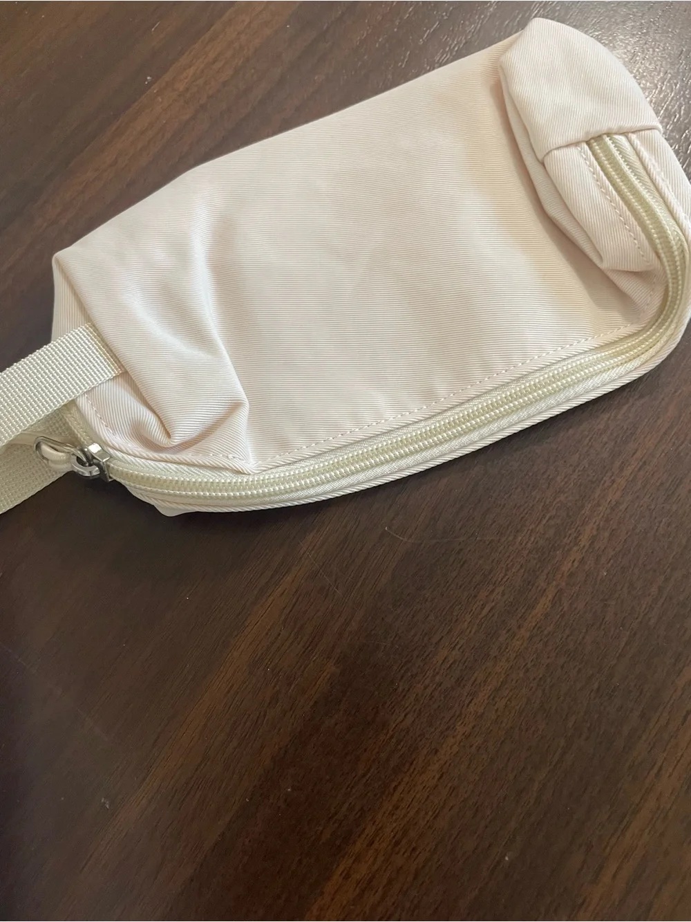 Cream Canvas Backpack with Matching Pouch - Minimal Everyday Carry